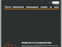 Tablet Screenshot of intron.no